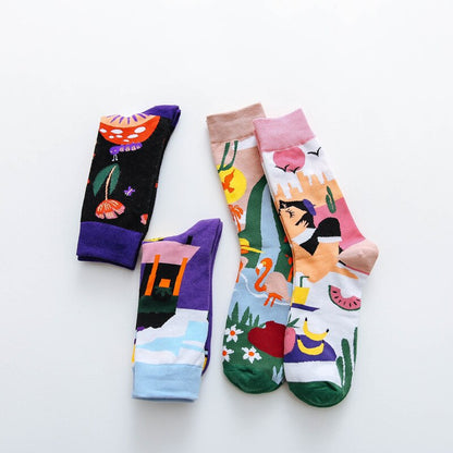 Soxy™ Colourful Graphic Print Socks