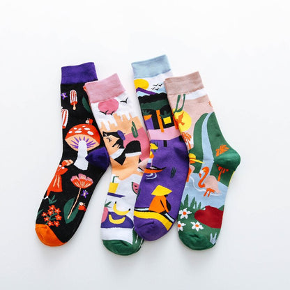 Soxy™ Colourful Graphic Print Socks