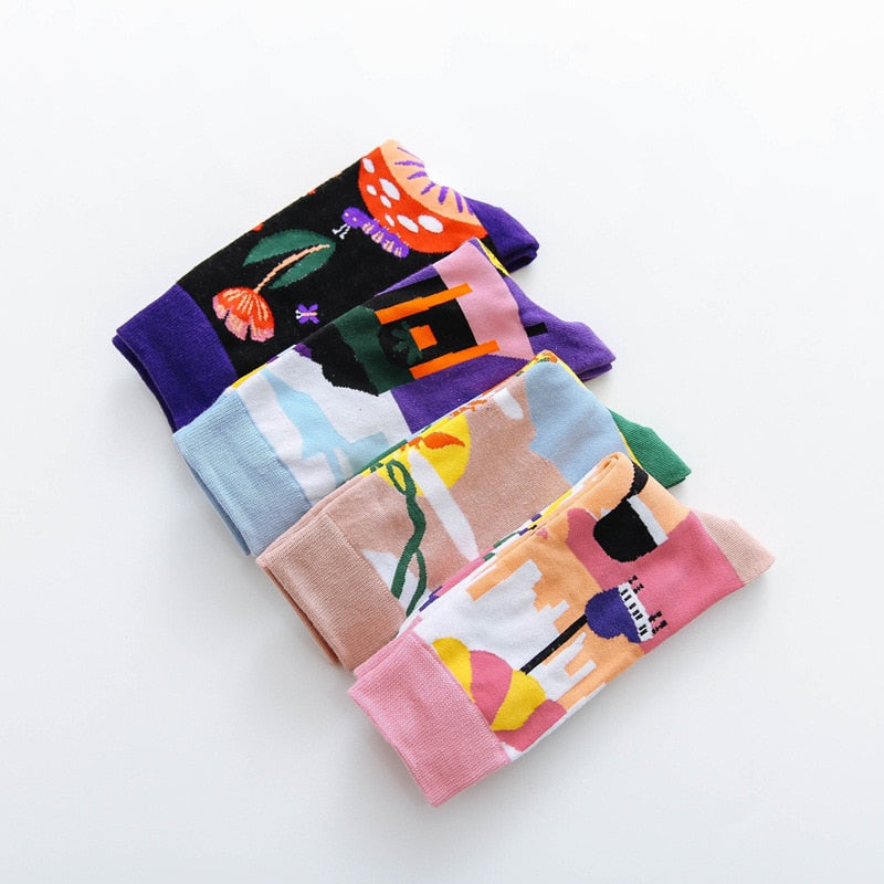 Soxy™ Colourful Graphic Print Socks