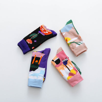 Soxy™ Colourful Graphic Print Socks