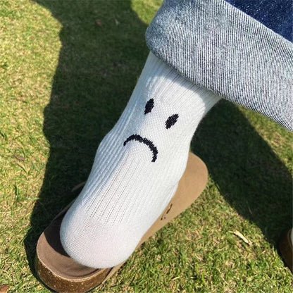 Soxy™ Happy Sad Face Crew Socks