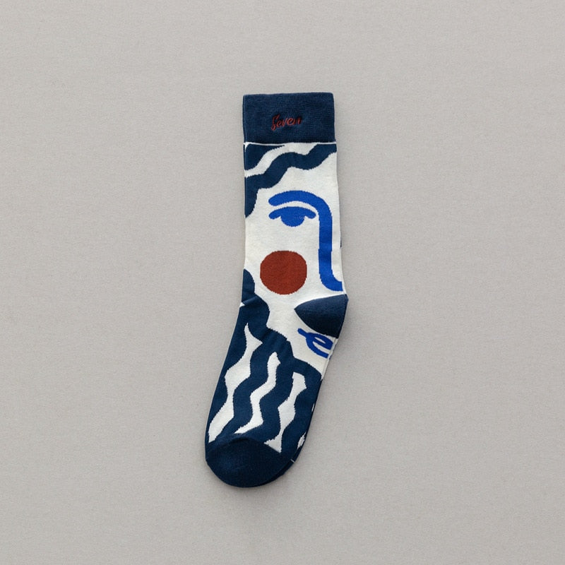 Soxy™ Abstract Graphic Artsy Print Socks