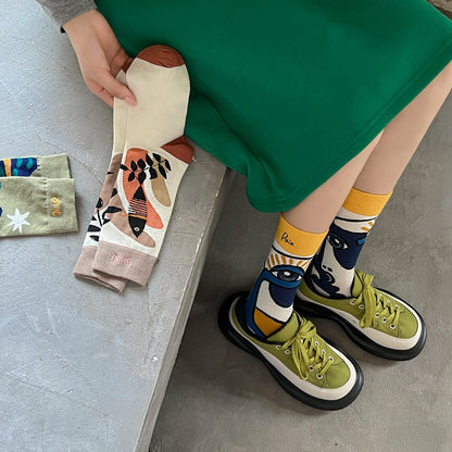 Soxy™ Abstract Graphic Artsy Print Socks