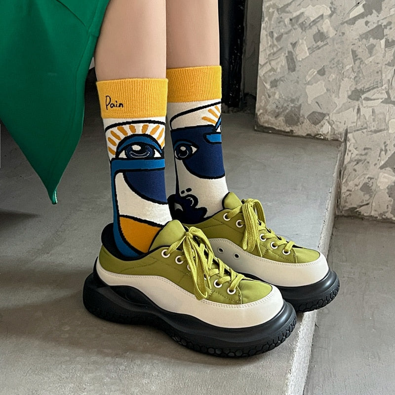 Soxy™ Abstract Graphic Artsy Print Socks