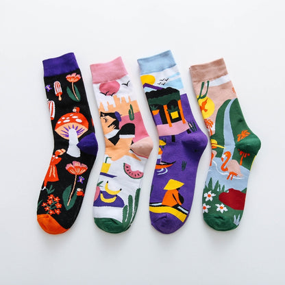 Soxy™ Colourful Graphic Print Socks